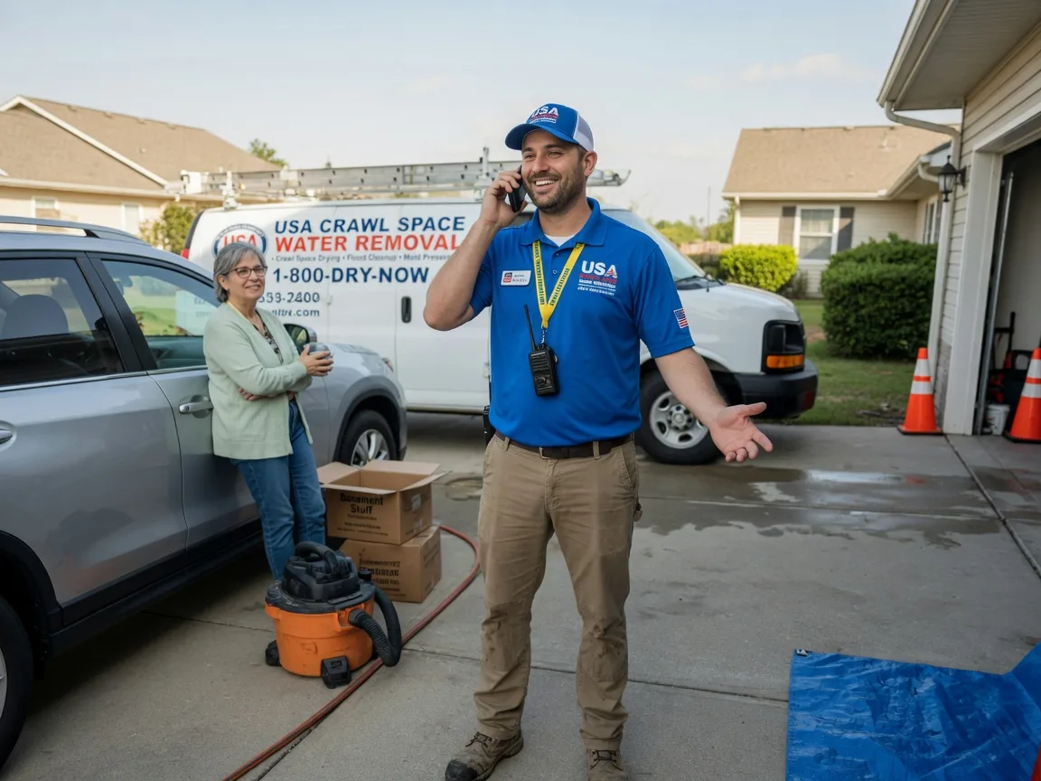 Crawl Space Water Removal Ryan, OK FAQs